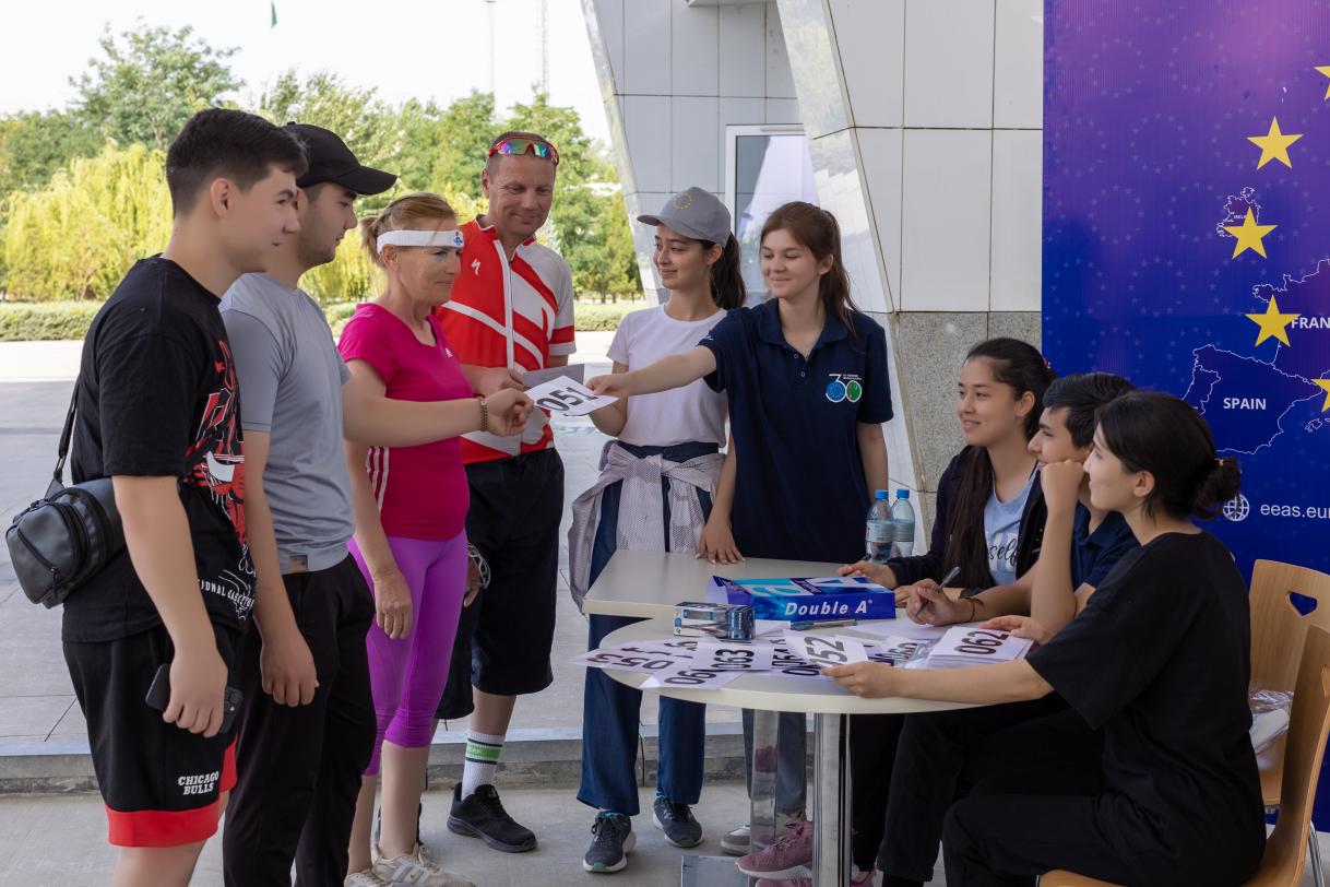 Registration of participants of the marathon