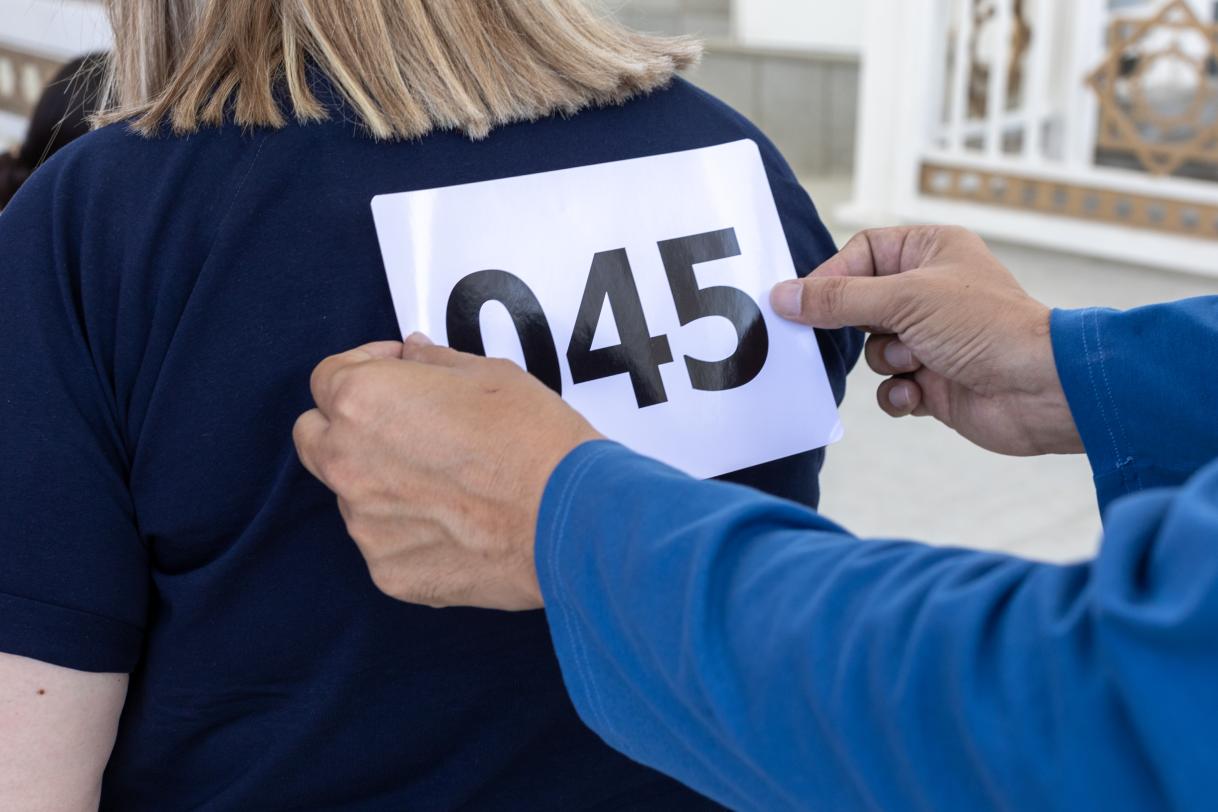 Registration of participants of the marathon