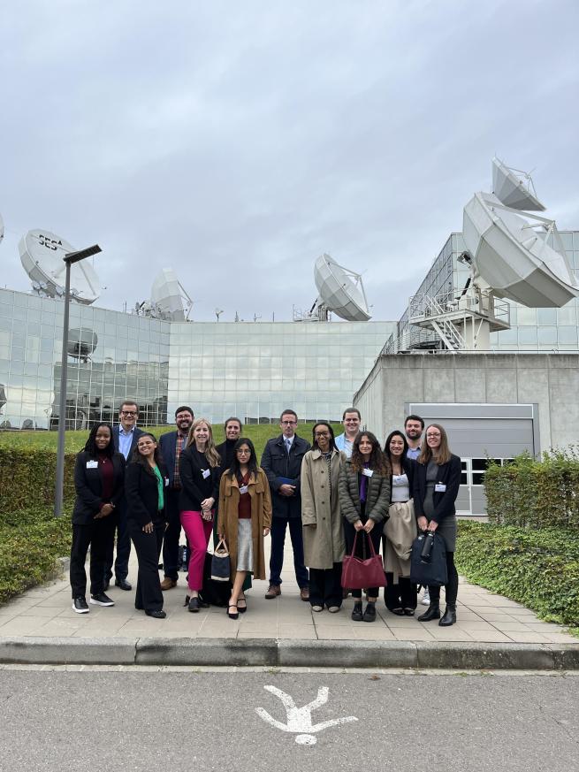 Visit to Société Européenne des Satellites in Luxembourg