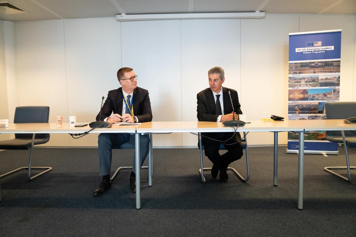 Exchange of views with Mihnea Ioan Motoc and Arnout Molenaar from IDEA, Brussels