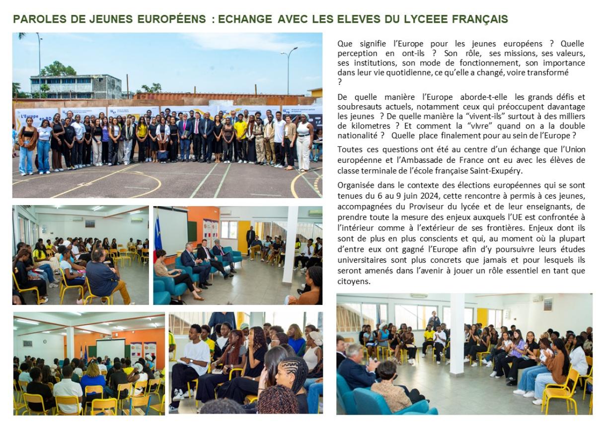 Echanges au lycée Saint-Exupéry