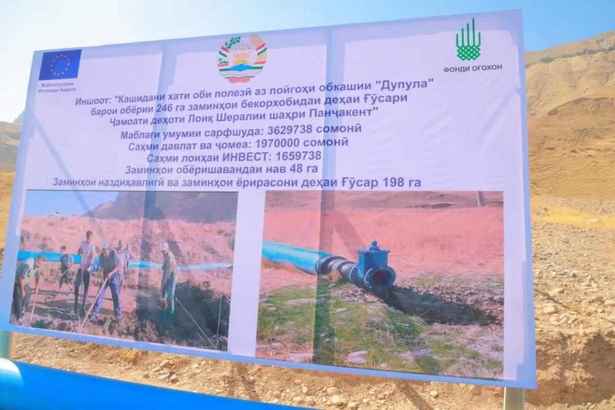 EU-funded INVEST project in Zerafshan, Rural Development, 2024