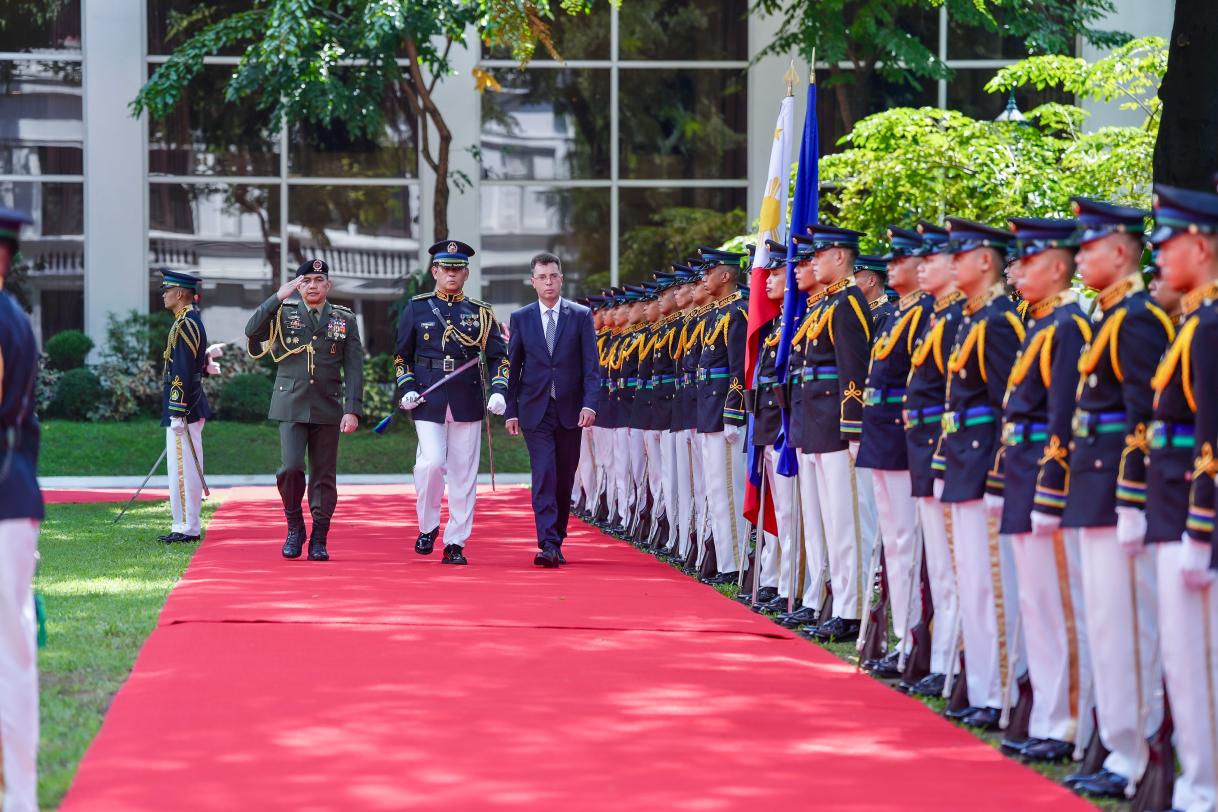 H. E. Massimo Santoro presented his credentials to H.E. President Ferdinand Marcos