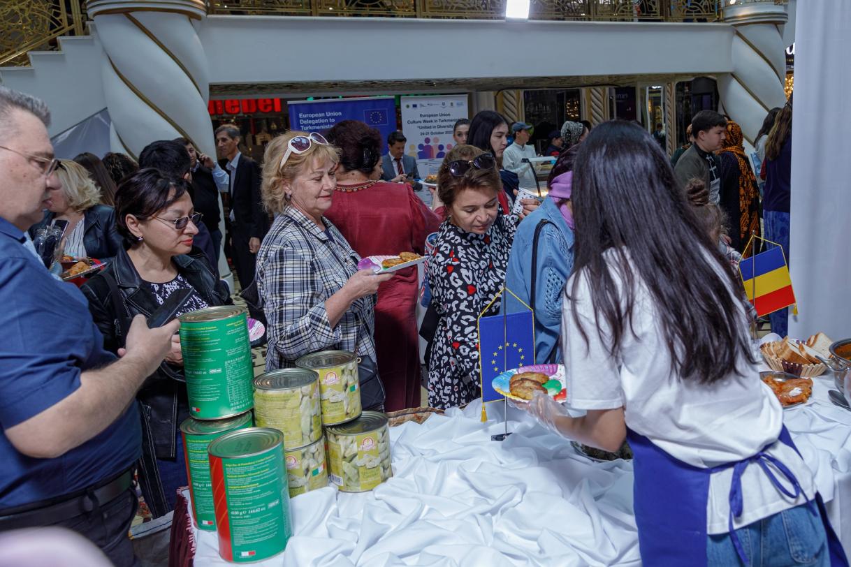 EU Delegation and EU Member States held European food tasting for residents and visitors of Ashgabat