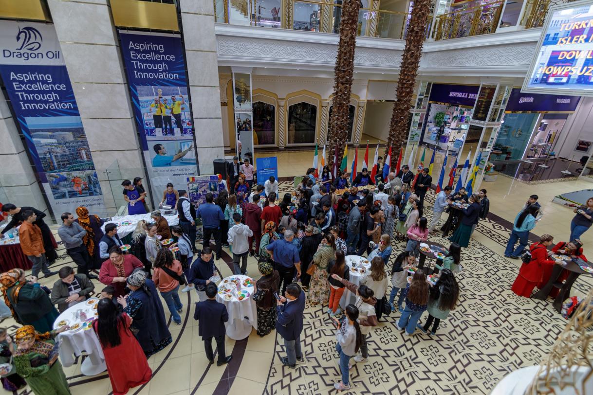 EU Delegation and EU Member States held European food tasting for residents and visitors of Ashgabat