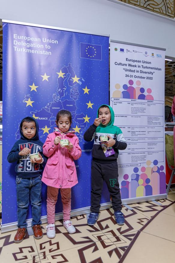 European Union Culture Week invites residents and visitors of Ashgabat for European food tasting