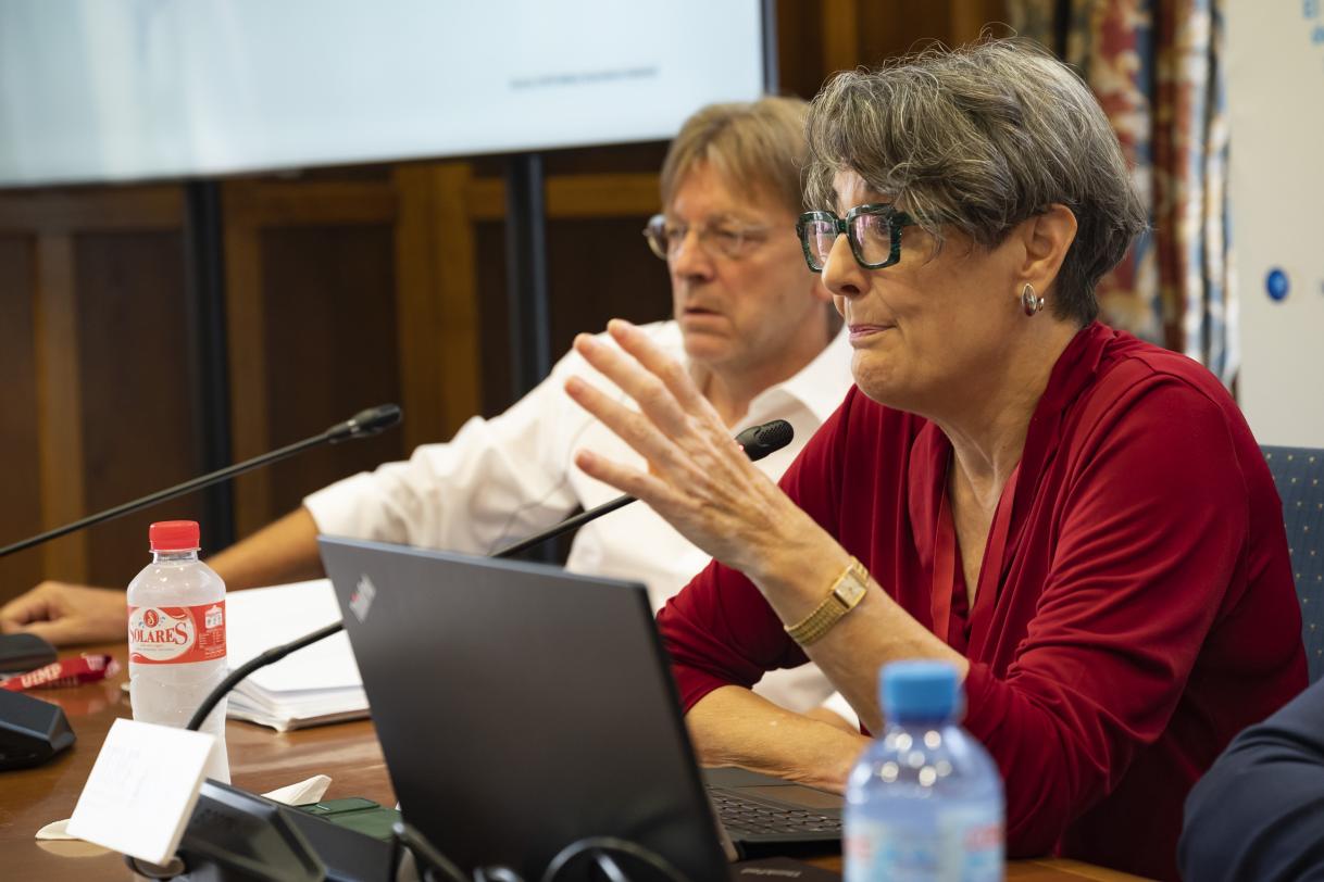 Speakers: Giorgio Anselmi (European Federalist Movement), Guy Verhofstadt (Co-Chair of the Conference of the Future of Europe), Josep Borrell. Moderator: Anna Terrón (Directora, FIIAP)