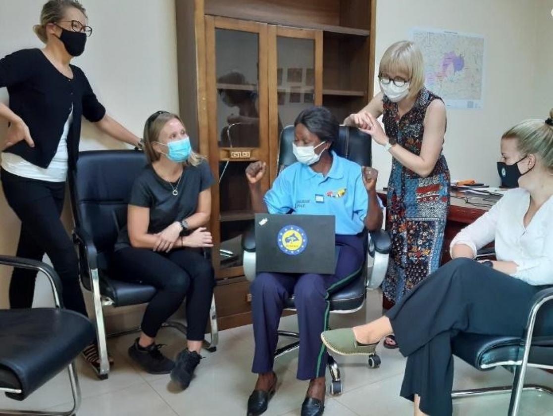 Group of women during a meeting