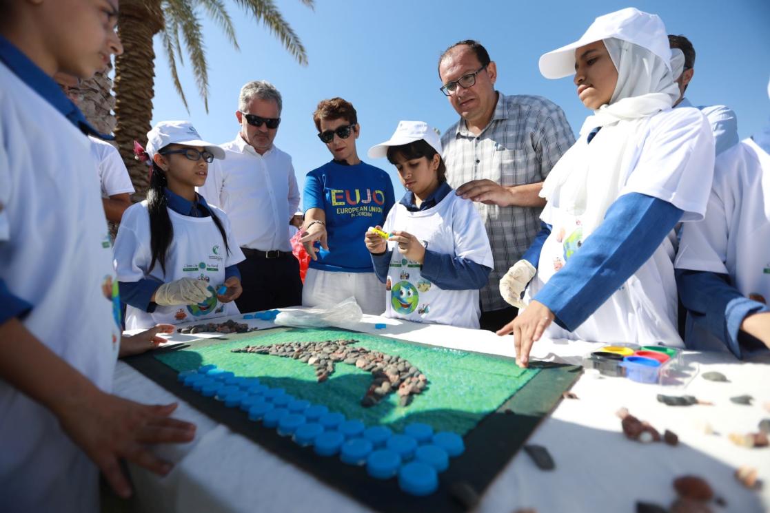 EU Beach Clean up in Jordan