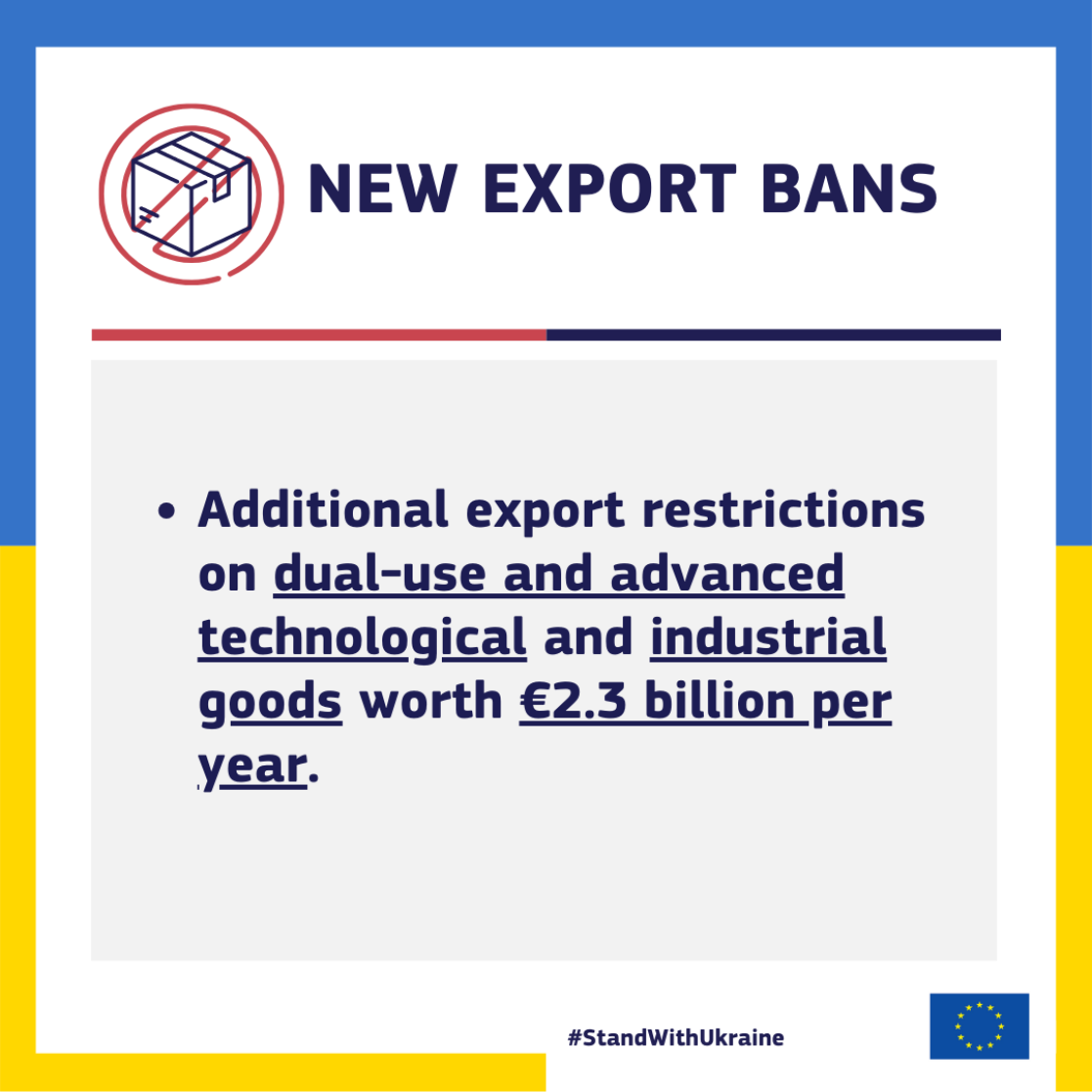 NEW EXPORT BANS