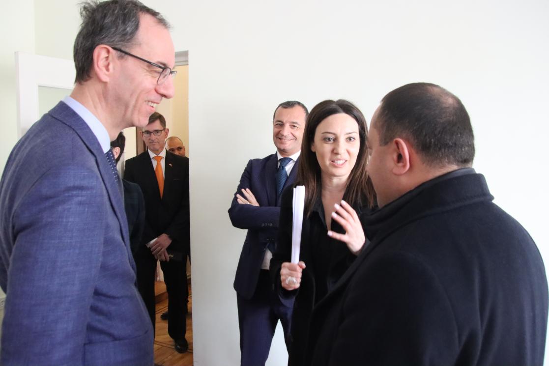 Stefano Tomat visited Armenia on 20 and 21 February 2023 to open the EU Mission in Armenia 