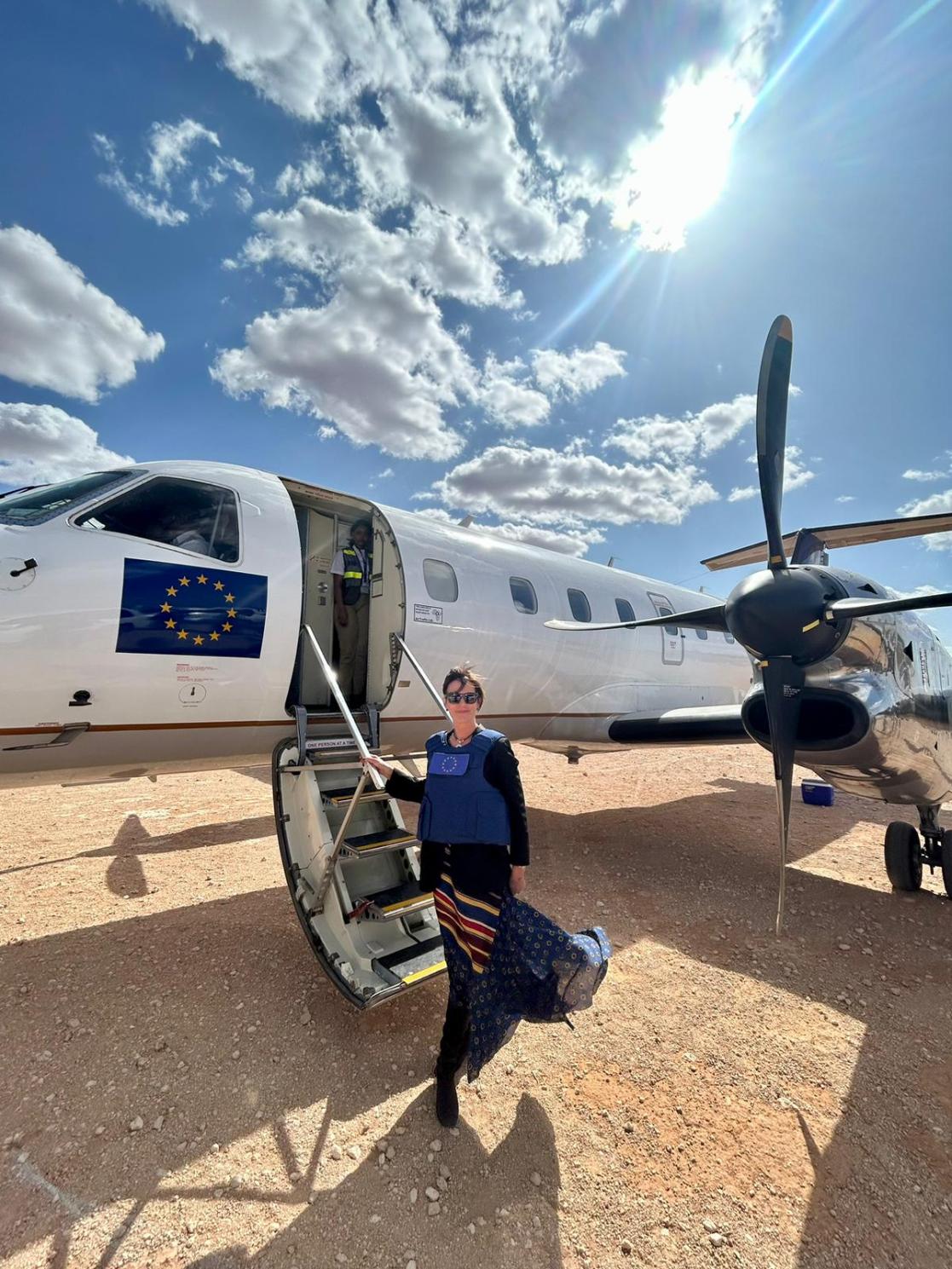 EU's new ambassador, Ms. Karin Johansson, arrived in Mogadishu.