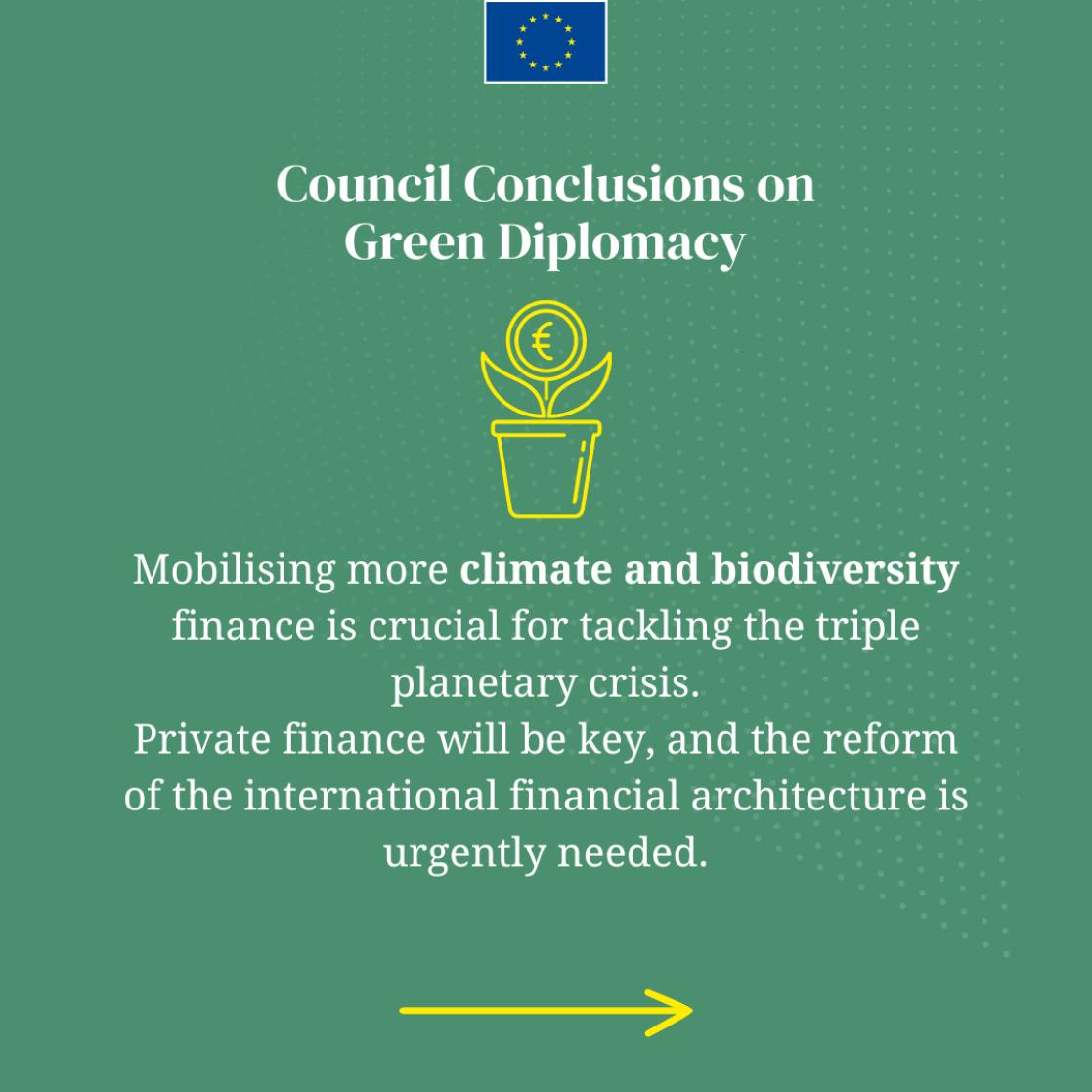 Green Diplomacy Council Conclusions Social Media Cards