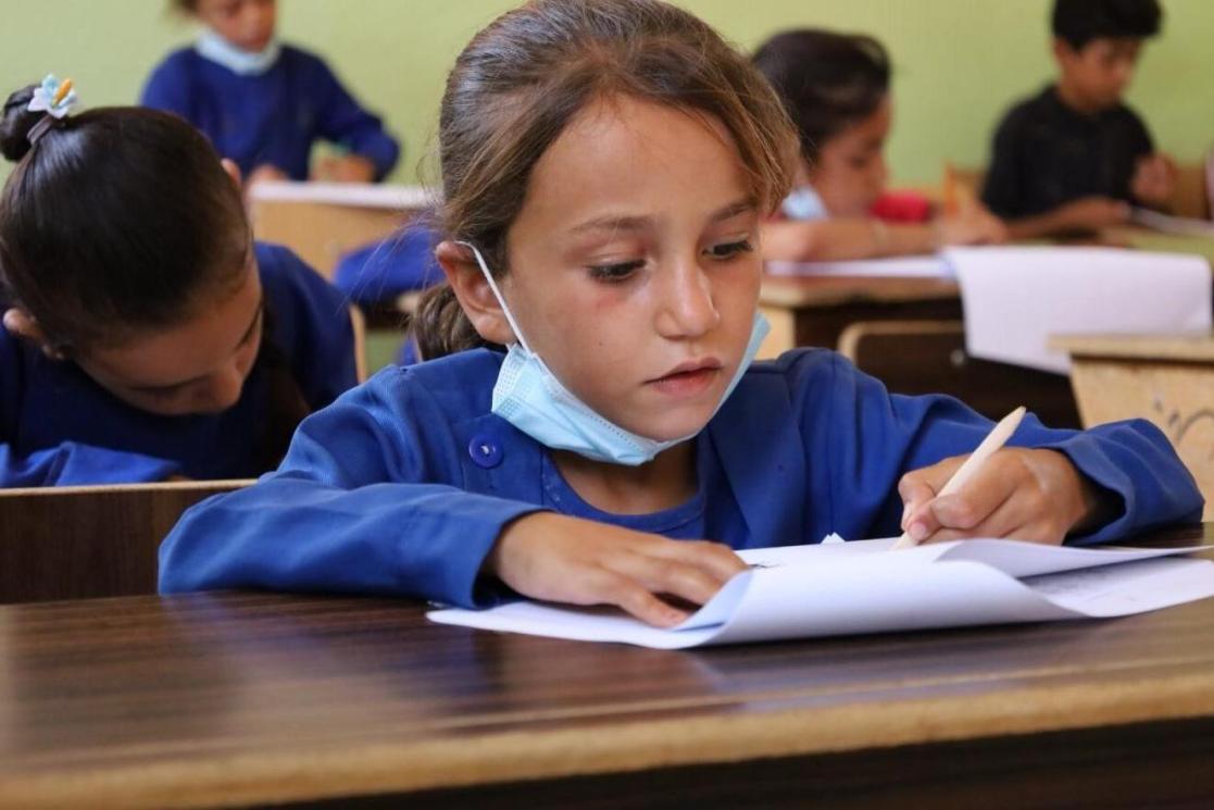 Children in a classroom