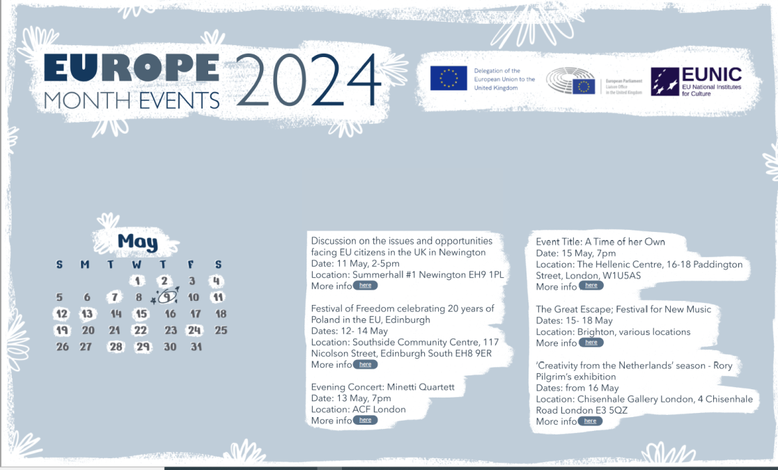 Europe Month events