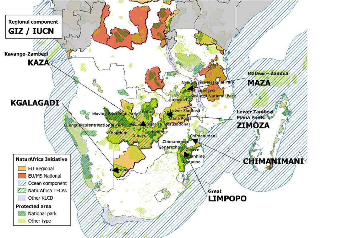 Conservation and development of Transfrontier Conservation areas, Southern Africa region