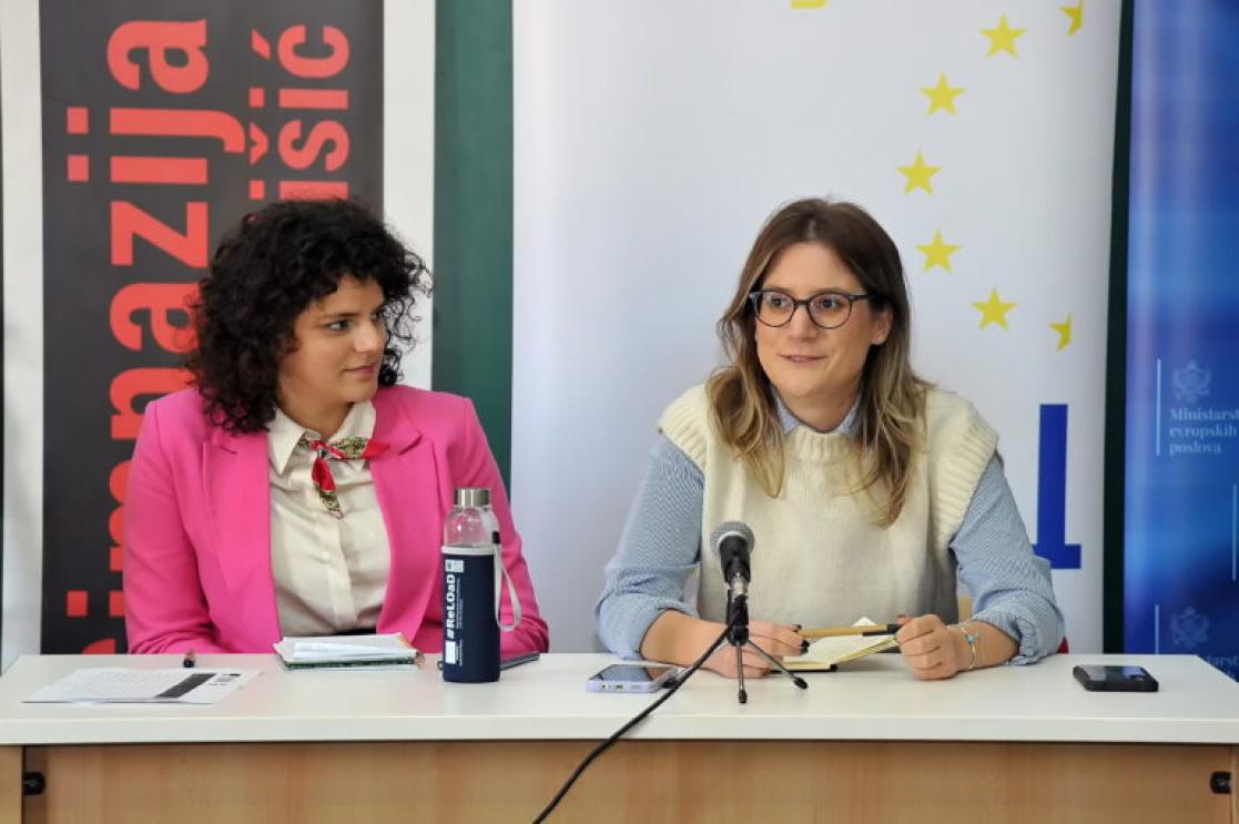 Two Young European Ambassadors sitting 