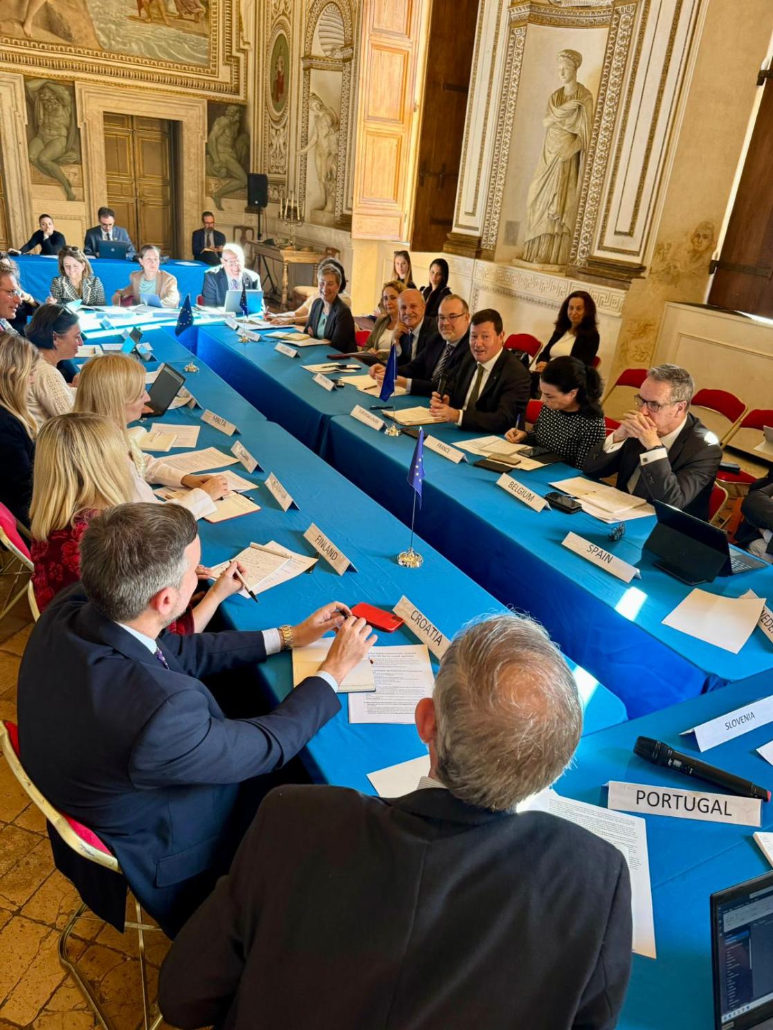 HOMs Meeting in Gallerie de Carrache, Palazzo Farnese