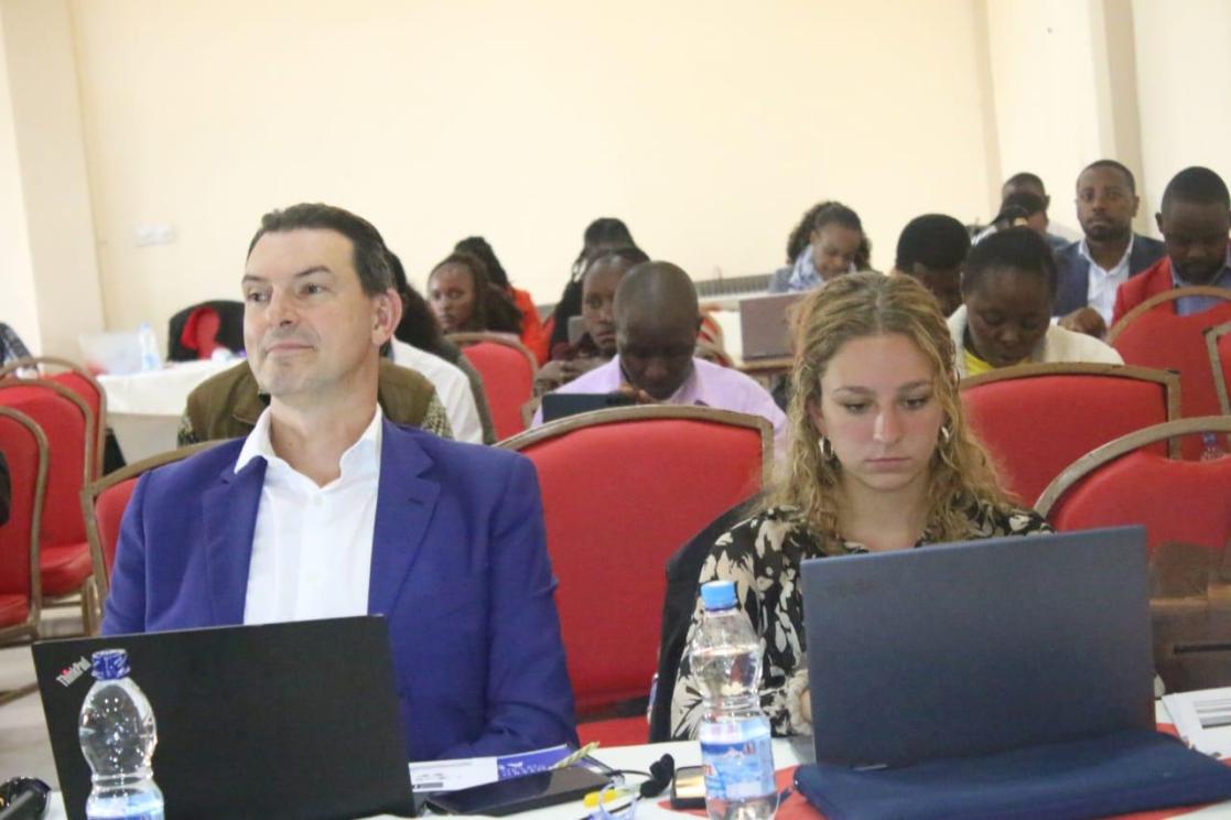 Participants follow proceedings during the awareness forum