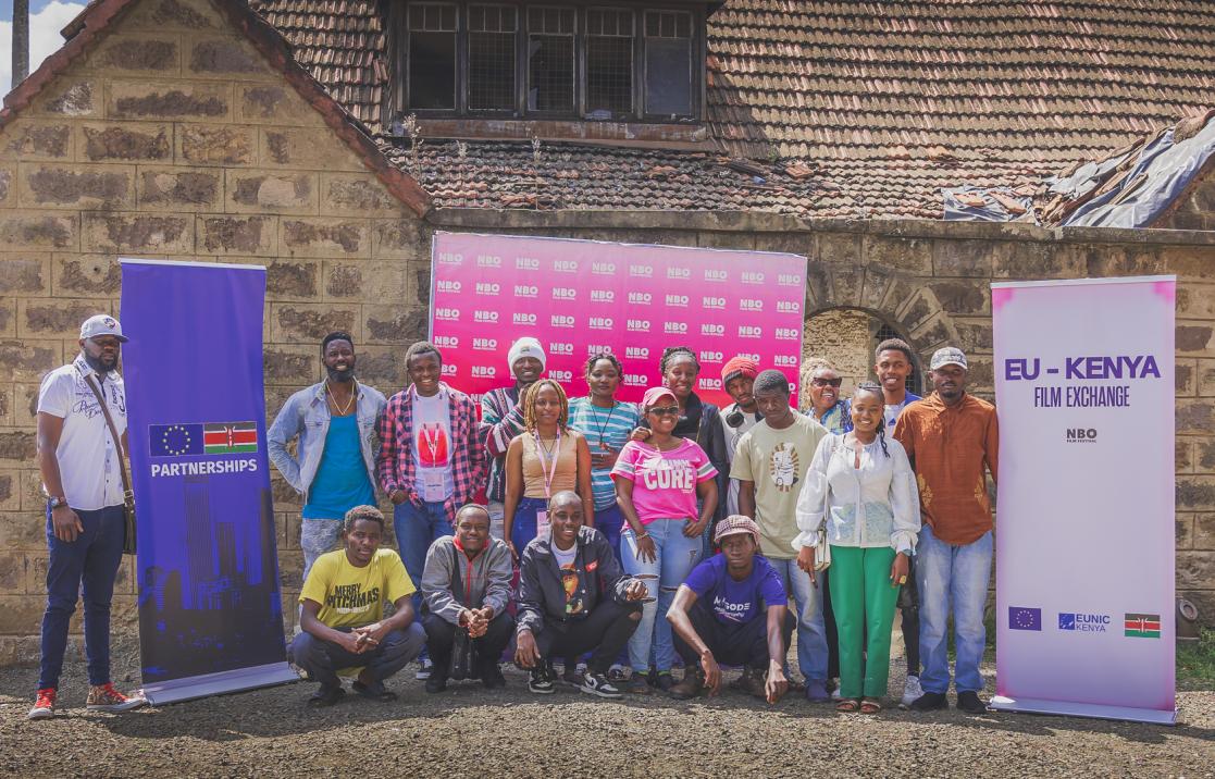 Participants at the EU-Kenya Film Exchange dialogue organised as part of the NBO FIlm Festival