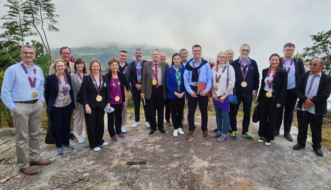 EU Ambassador Massimo Santoro with EU Member States Ambassadors in Baguio City