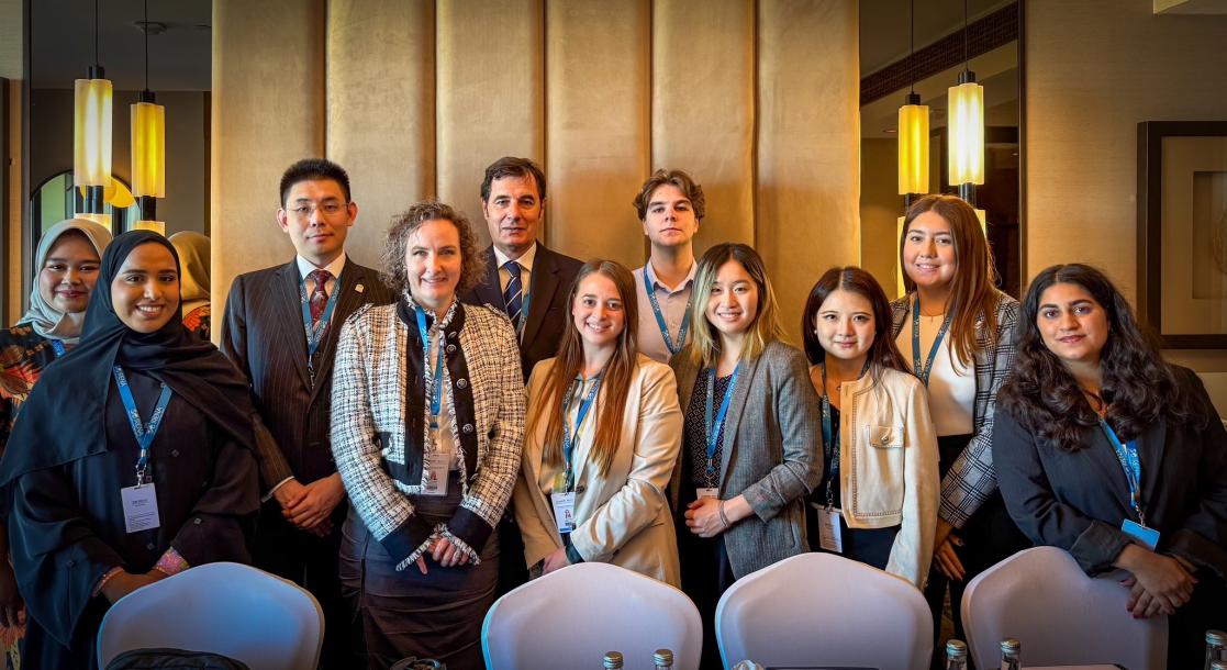 EU Ambassador with IRENA Youth Delegates