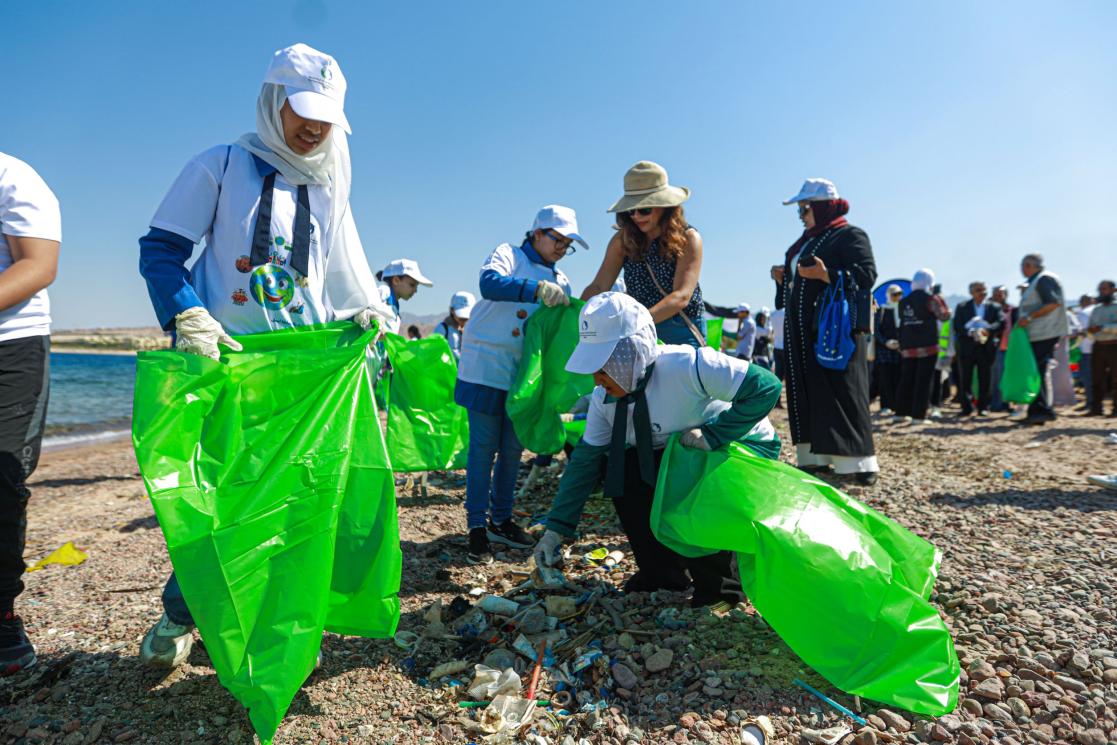 EU Beach Clean up in Jordan