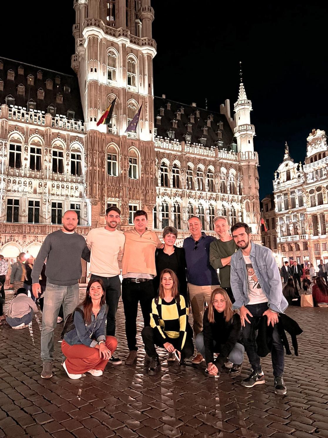 At the Grand Place