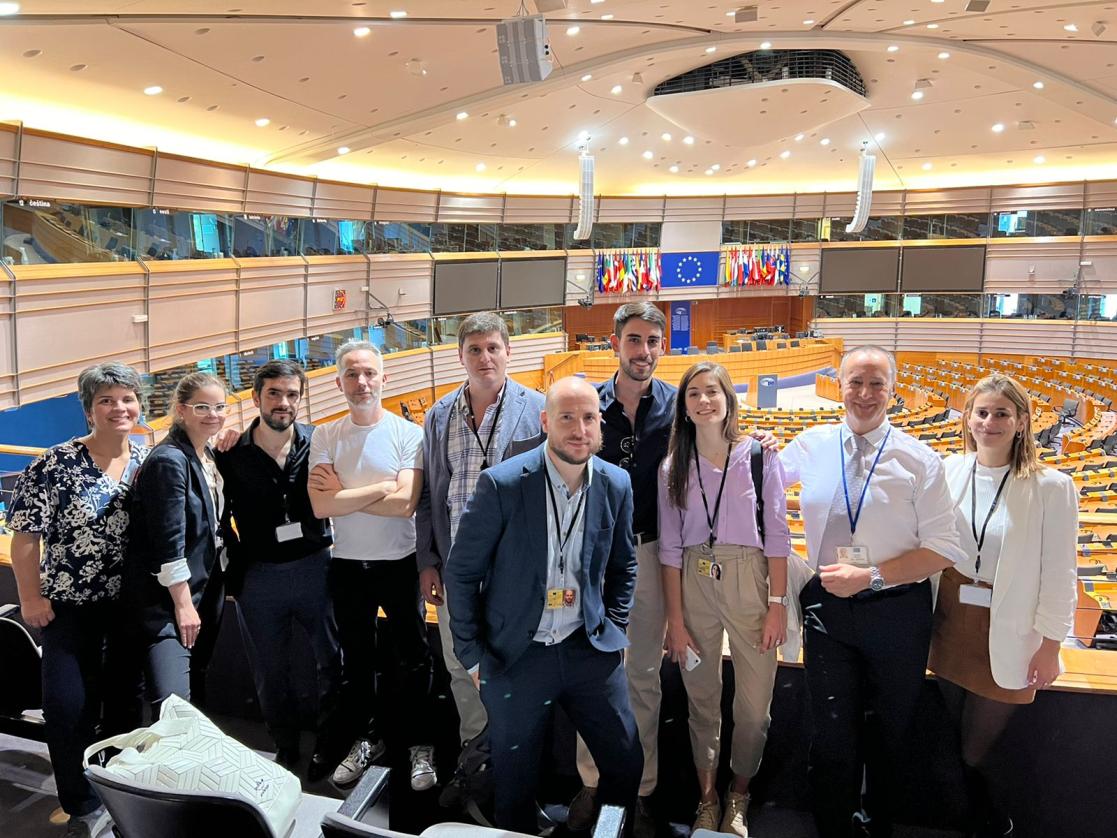 At the European Parliament