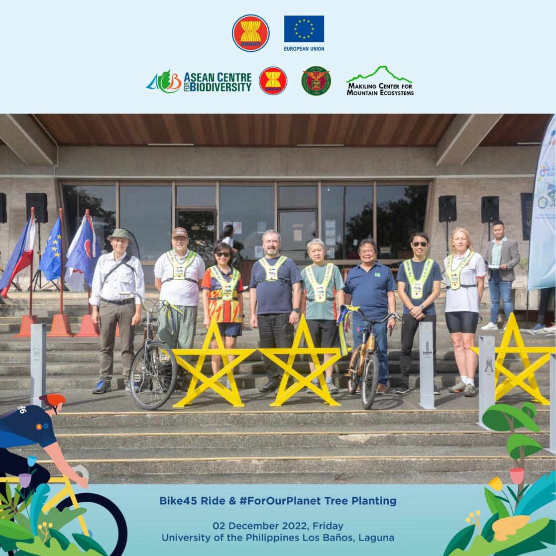 EU Ambassador handover EU bike racks to UPLB