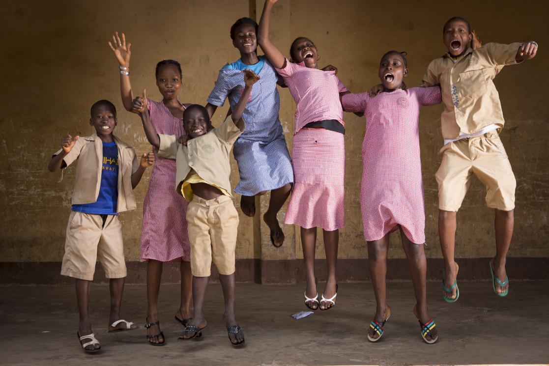 Children Jumping