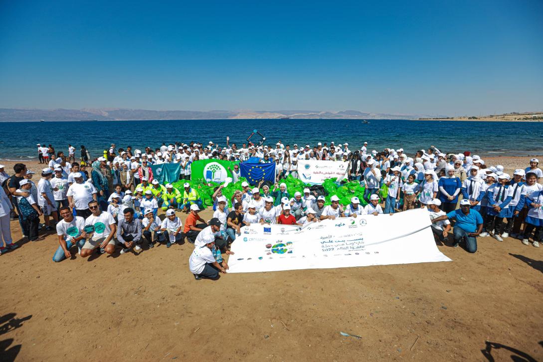 EU Beach Clean up in Jordan