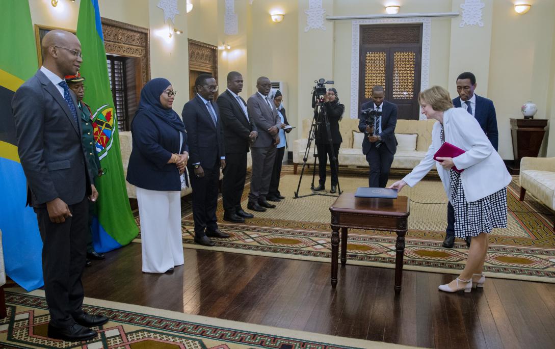 EU Ambassador presents her credentials 