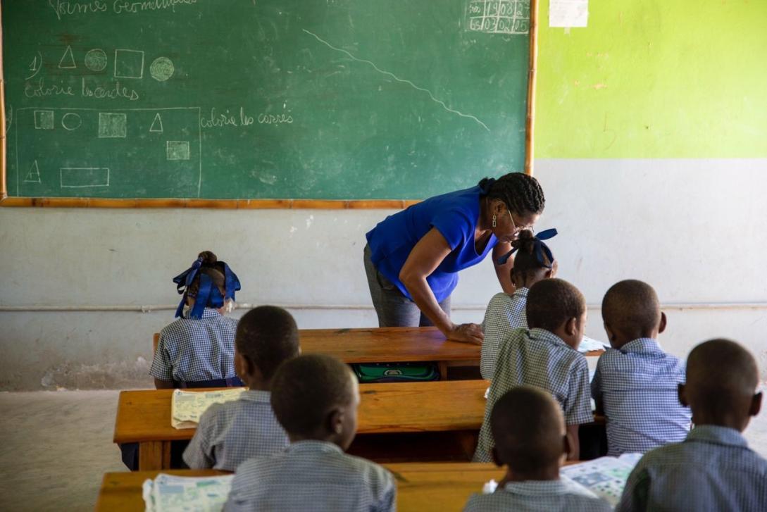 Ecole réhabilitée par le projet 