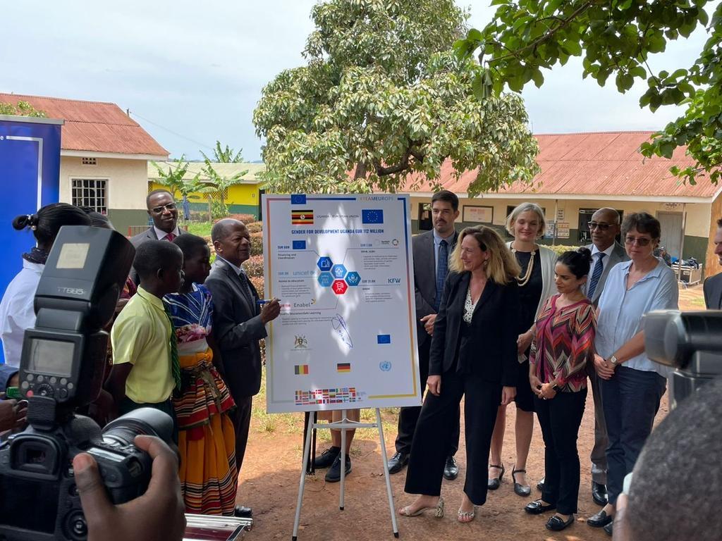 EU International Partnerships Deputy Director General Myriam Ferran launches Gender for Development Project in Uganda