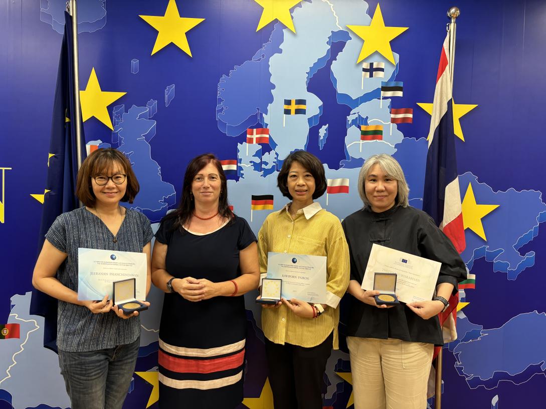 20 years in service of 3 colleagues at EU Delegation to Thailand