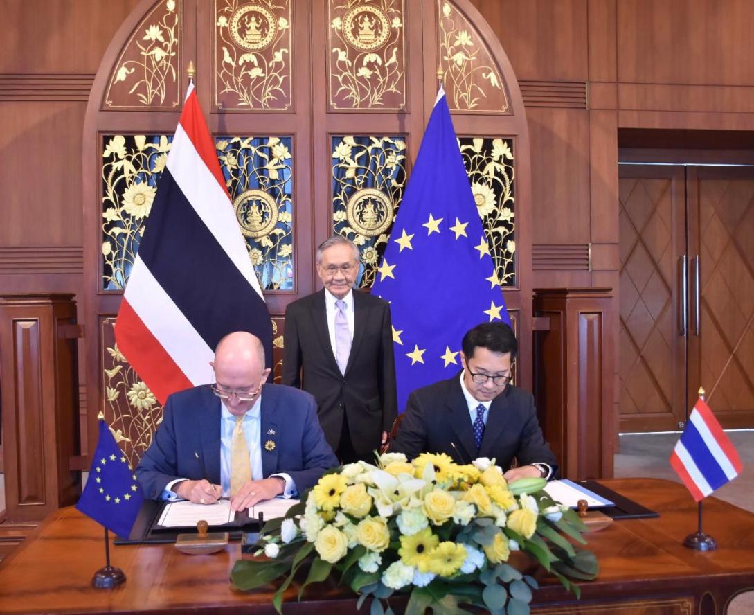 EU-Thailand sign EU-Thailand sign an agreement on Thailand’s recognition of the EU laissez-passer