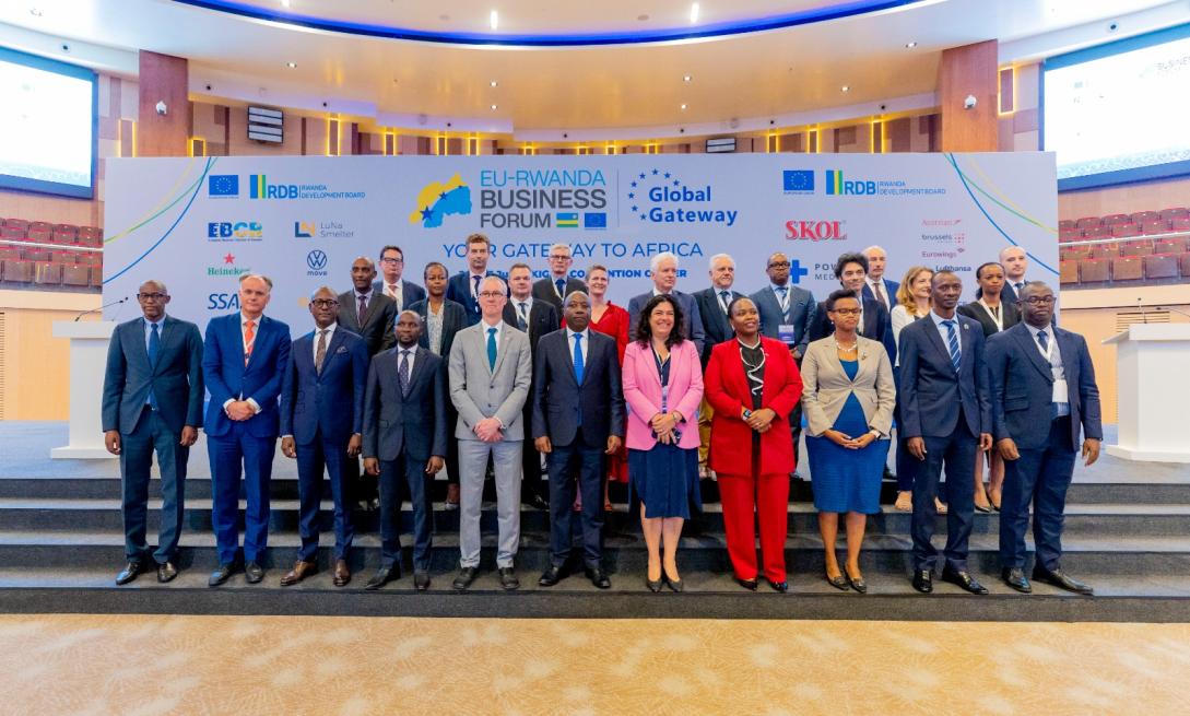 GROUP PHOTO EU-RWANDA BUSINESS FORUM 2023