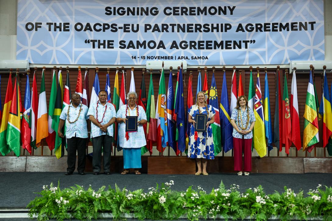 Samoa Agreement: EU and its Member States sign new Partnership Agreement with the Members of the Organisation of the African, Caribbean and Pacific States