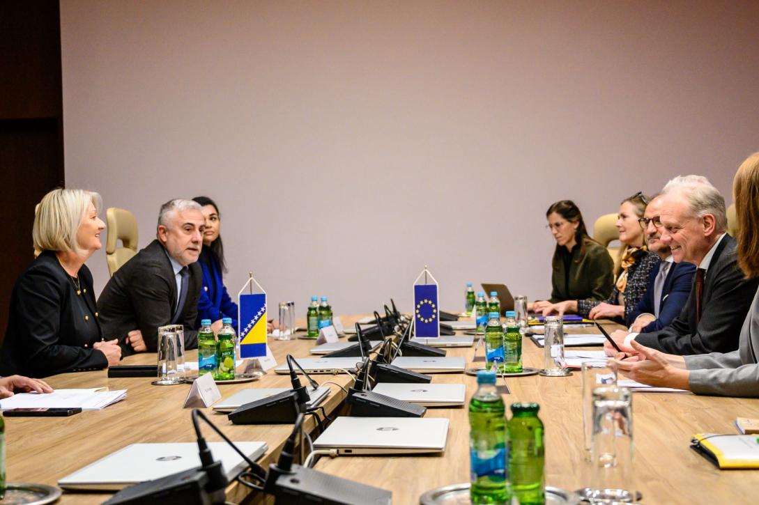 Director-General Koopman in a meeting with Chairwoman of BIH Council of Ministers Kristo