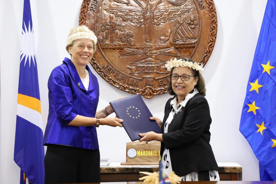 New EU Ambassador to the Pacific presents her credentials in Marshall Islands