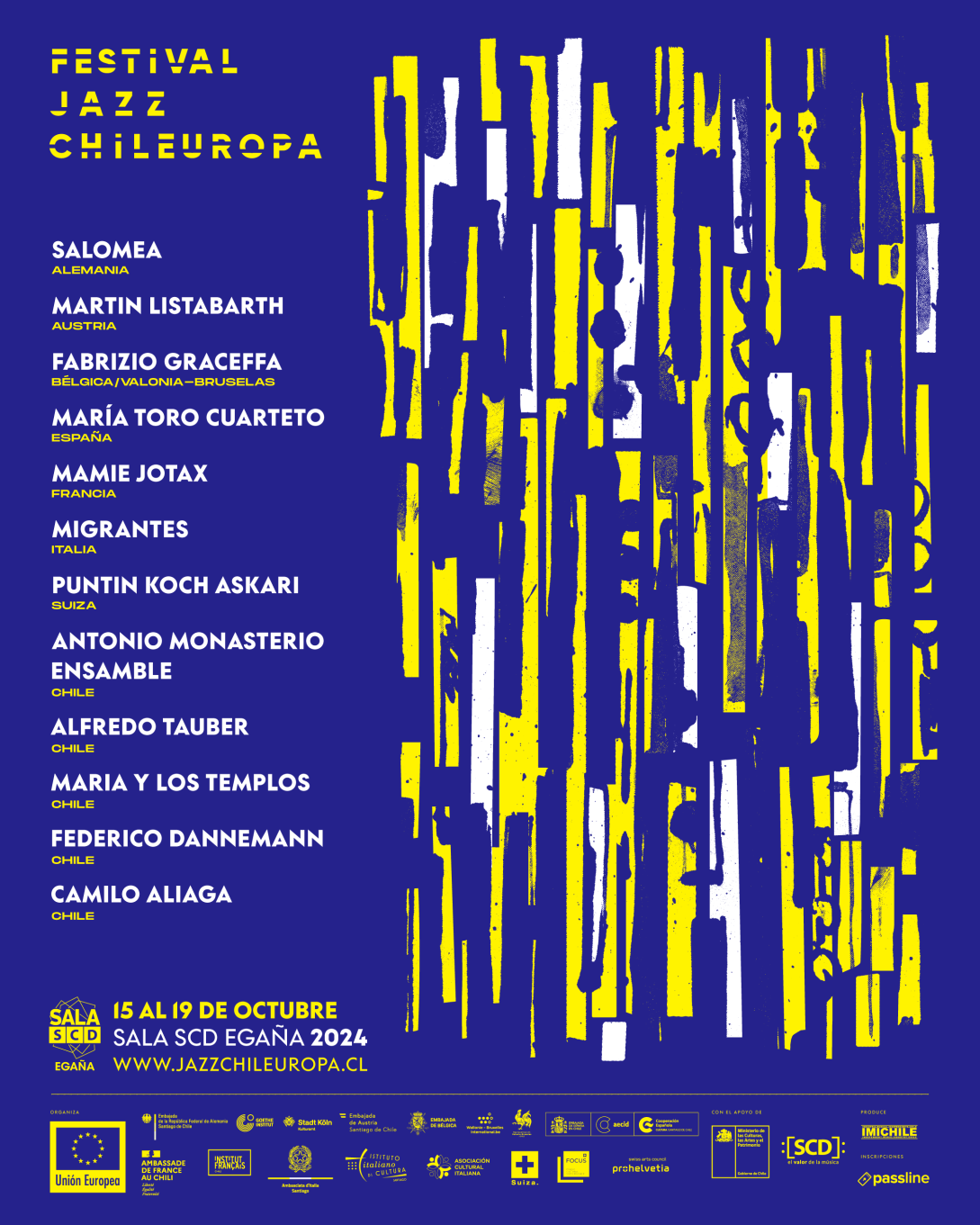 Afiche 14° Festival Jazz ChilEUropa