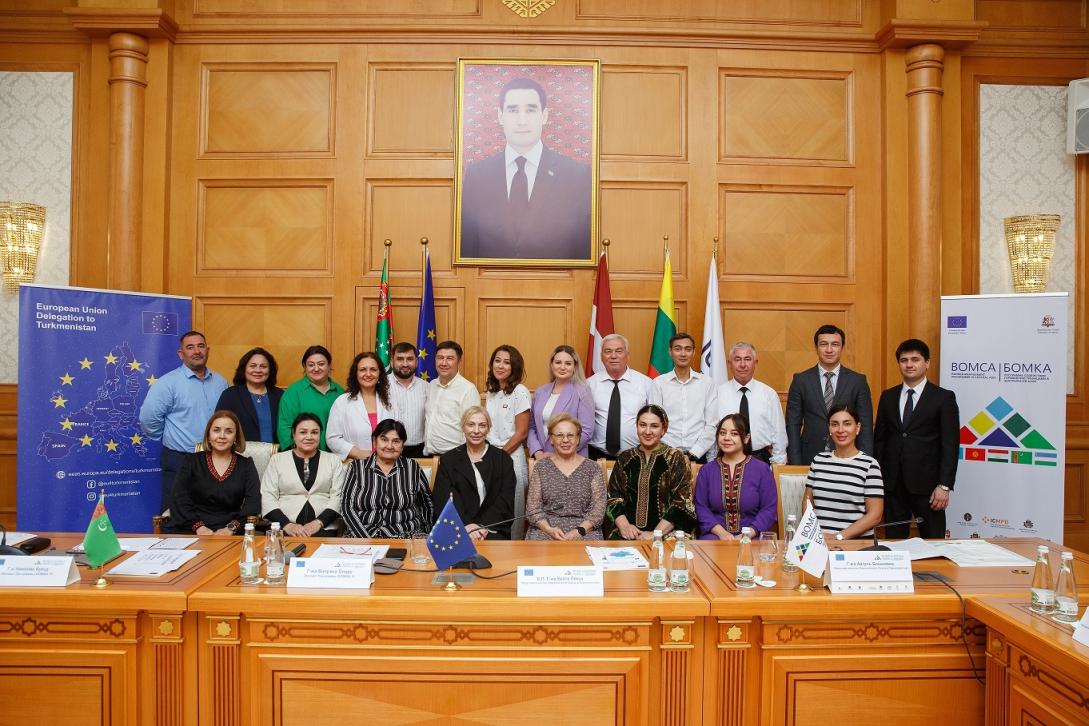 EU Delegation and BOMCA 10 conduct training on project management for CSOs in Turkmenistan 