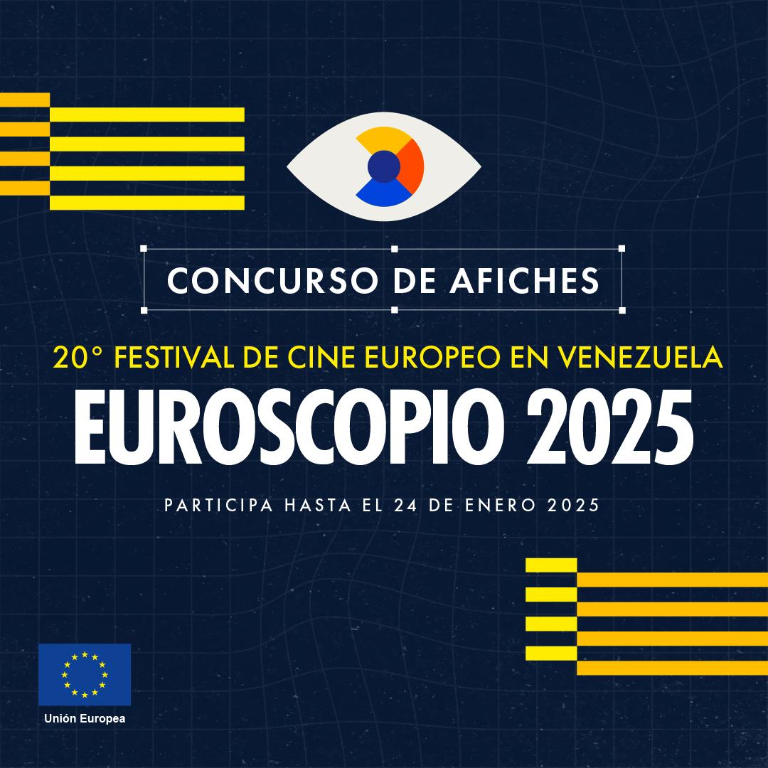 Concurso afiches Festival de Cine Europeo en Venezuela 2025