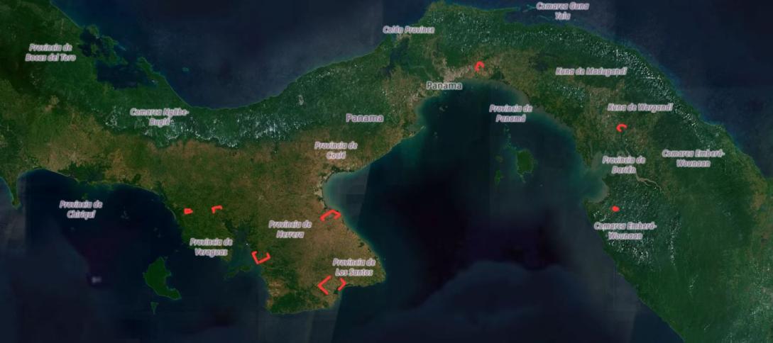 Copernicus activado por lluvias en Panamá