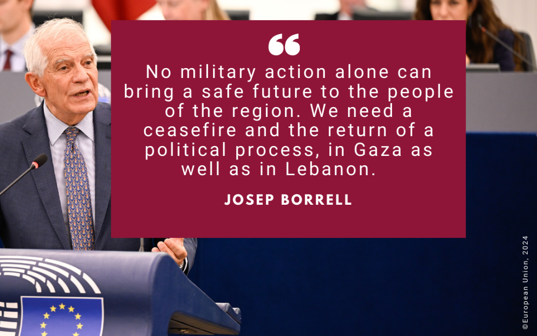 Josep Borrell, High Representative of the European Union for Foreign Affairs and Security Policy 