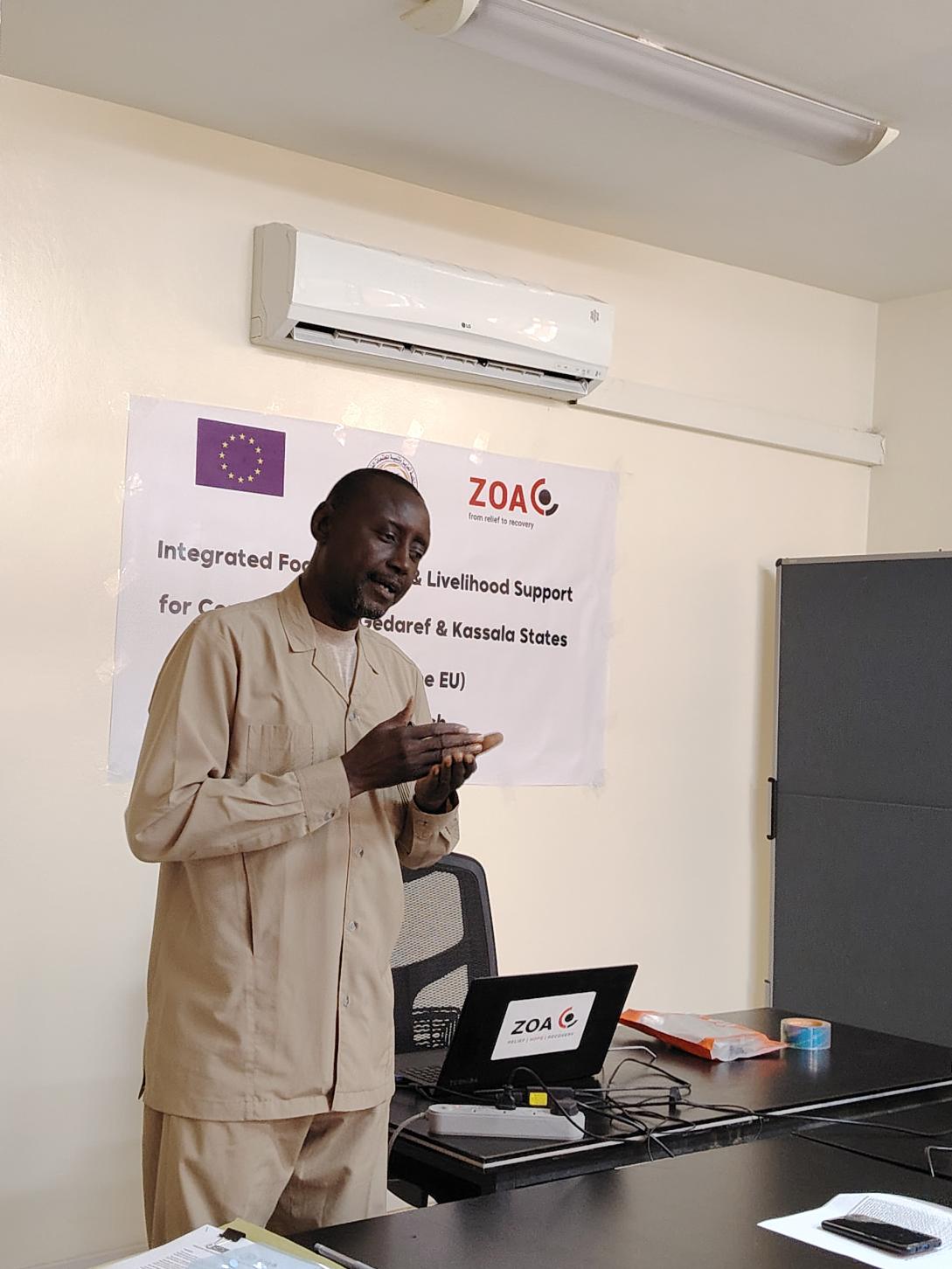 Launch of the Project by ZOA Project Manager