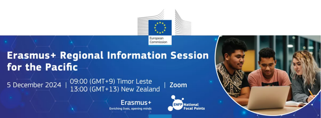 Webinar: Regional Erasmus+ Information Session for the Pacific