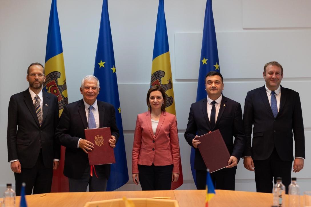 HRVP Borrell with President Sandu and EU HoD and HoM