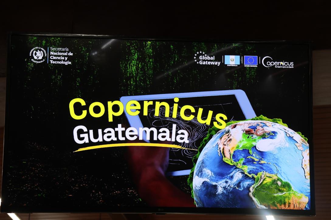 Imagen alusiva sobre los talleres Copernicus en Guatemala